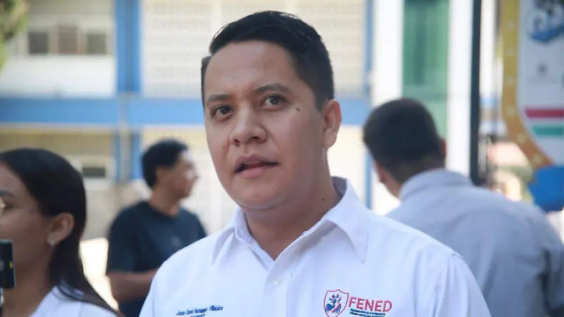 Josué Hernández, presidente de la Federación de Estudiantes Normalistas y Universidades Pedagógicas en Durango